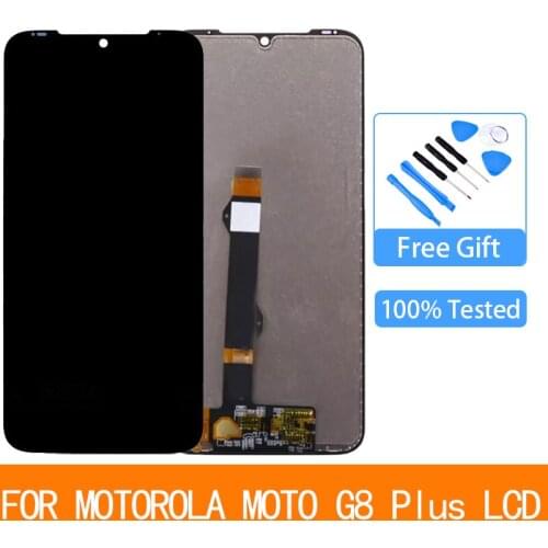 6.3" For Motorola Moto G8 Plus LCD Touch Screen Digitizer Assembly Replacement For MOTO G8Plus Display withFrame XT2019 original