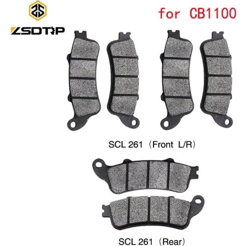 ZSDTRP For Honda CB1100 1997 1998 1999 2000 2001 2004 2005 2006 2007 2008 Motorcycle Brake Pads Front and Rear Brake Disks