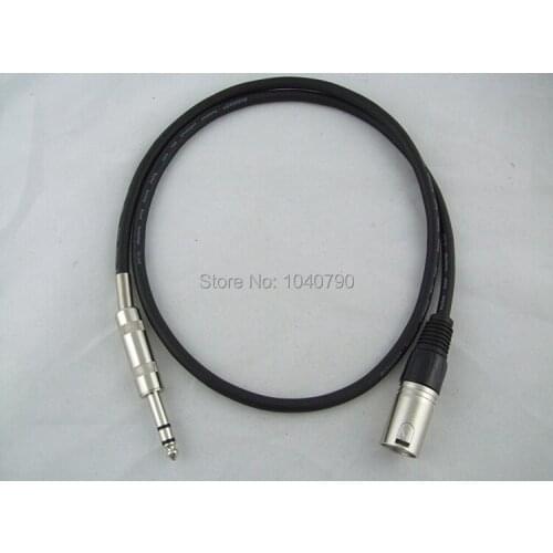 6.3/6.5/6.35 Three core public money Balance the cannon line The microphone cable Tuning decca dragon line 2M 6.4ft