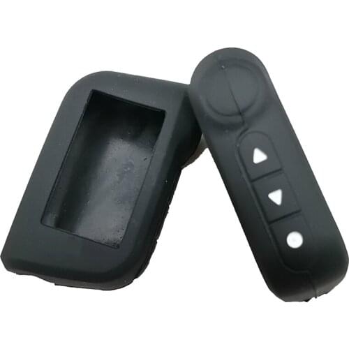Atobabi Silicone Key Cover Case For Starline A39 A96 A93 A36 A63 2-Way Car Alarm System Lcd Silica Gel Remote Control Keychain