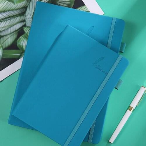 A5/B5 Notebook Lettering Business Notebook Simple Diary Office Meeting Notepad Planner Thickened Notebook School Supply