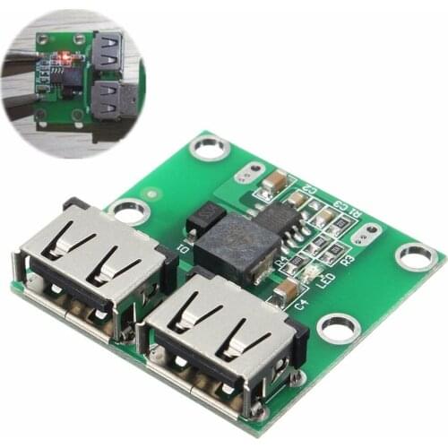 Dual USB Output 6V/9V/12V/24V To 5V 3A DC-DC Step Down Power Charger Module Converter