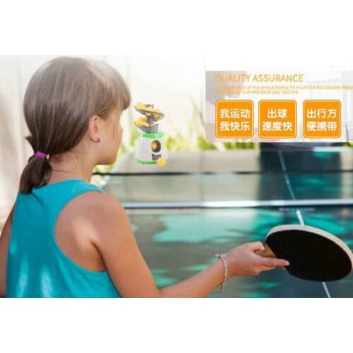 Electronic automatic ball machine table tennis trainer automatic ball machine set toy childrens entertainment portable