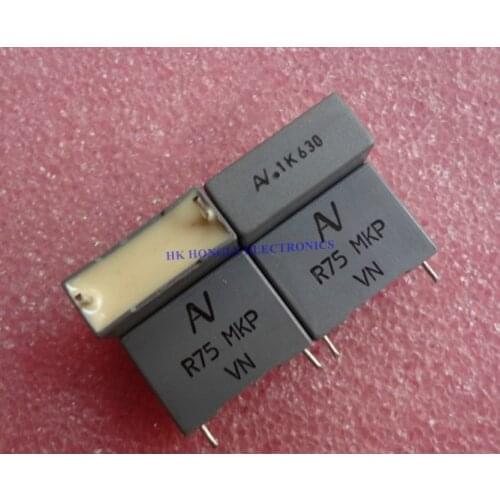 30PCS R75 MKP .1K630 .22K630 .33K630 .022J630 0.1UF 0.22UF 0.33UF K=10% P=15mm Capacitor