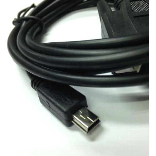 Mini USB Male 5 pin To VGA D-SUB 15 pins Male Adapter Cable For Mobile DVD EVD 1.5m