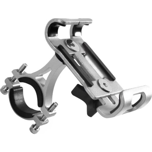 MTB Road Bicycle Phone Holder Luminum Alloy 360 Degree Rotation Handlebar Clip Phone Stand Bracket Suitable for 3.5 -6.5in Phone