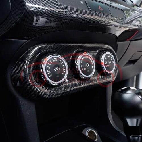 APPLY TO MITSUBISHI LANCER EVO x carbon fiber air conditioning panel trim cover interior body kit