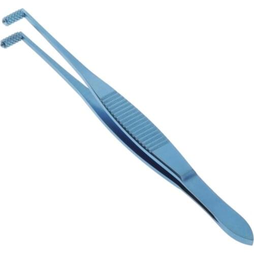 Stainless Steel Expressor Forceps Meibomian Gland - High Precision Curved Roller Tip Tweezer Tools, Eyelid Fat Tarsal Gland