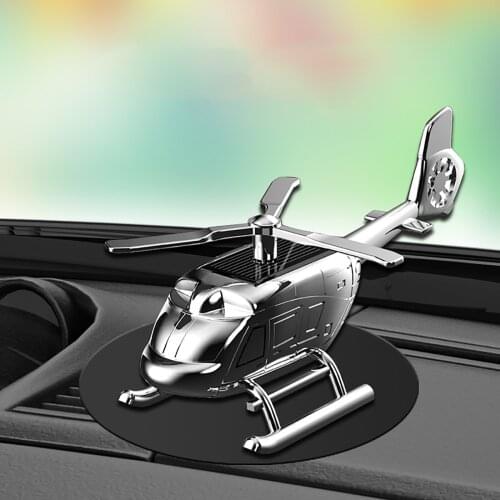 Car Aromatherapy Air Freshener Helicopter Aircraft Decoration Gift Solar Car Perfume Fragrance Car Airplane Ornament Styling
