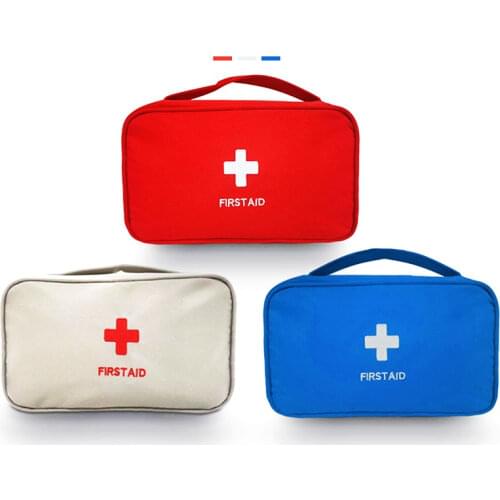 Portable Travel Outdoor First Aid Kit Large Emergency Bag Survival Kit Medical Box Red/Blue/Grey for Home Car Outdoor Camping
