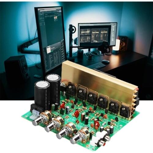 Amplifier Board AMP 100Wx2 High Power 2.1 Channel Amplificador Sound Speaker Home DIY