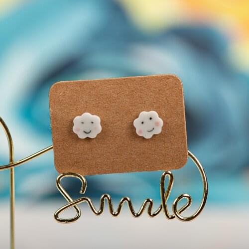 Multicolor Ceramic Earrings Exquisite Porcelain Accessories Wholesale #LY229 boucle d’oreille femme boule pin boucle d’oreille