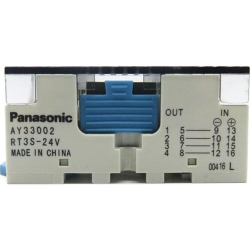 Relay module RT3S-24V AY33002 PA1A-24V Integrated Micro Relay Base Input 24V DC Output 250V AC 30V DC 5A Terminal Relay Mudule