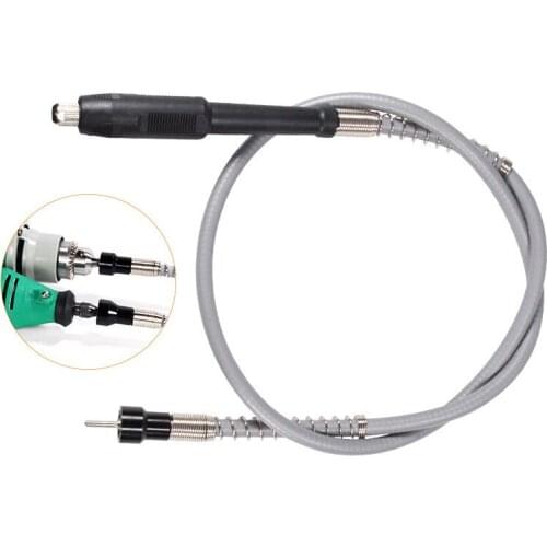 Rotary Grinder Tool Flexible Shaft Extension Flex Shafts + M8 Chuck Drill Chucks For Electric Drill Rotary Tools Accessories