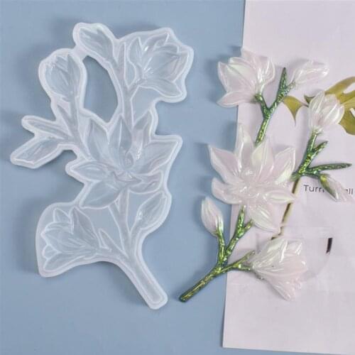 DIY Crafts Decorations Making Tool Epoxy Resin Mold Handmade Flower Ornaments Casting Silicone Mould Drop Shipping