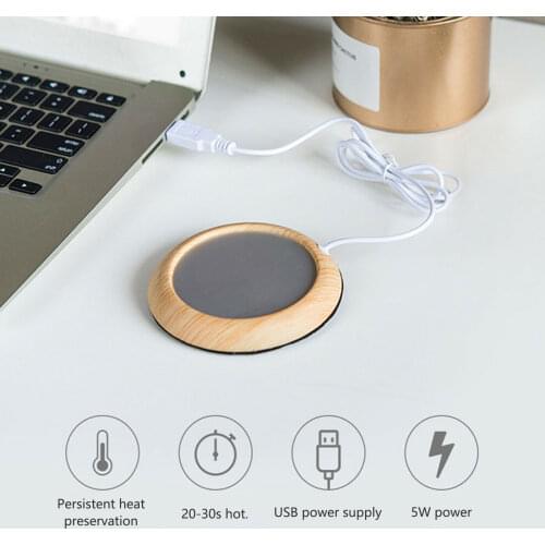 Smart Heating Coasters Adjustable Heating Time And Temperature Usb Milk Tea Water Cup Mini Water Cup Heater Warmer Pad Heating