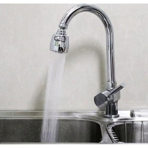 360 Rotatable Bent Water Saving Tap Aerator Diffuser Faucet Nozzle Filter Water Filter Swivel Head Kitchen Faucet Bubbler