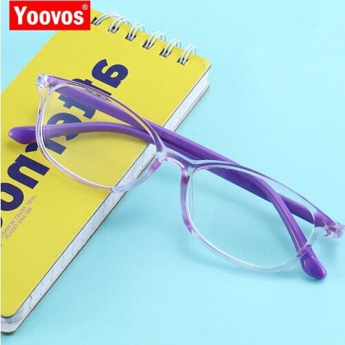 Yoovos 2021 Glasses Frame Child High Quality Eyeglasses Frame Luxury Glasses Boy/Girl Retro Okulary Transparent Lentes De Hombre