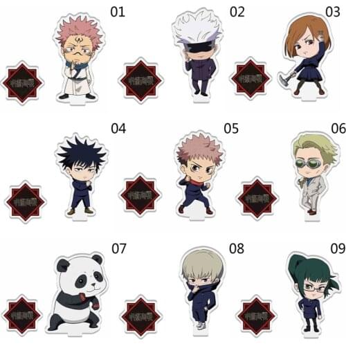 1pcs Anime Jujutsu Kaisen Acrylic Desk Stand Figures Models Teenagers Figures Plate Holder Stand Model Plate Decor Gift