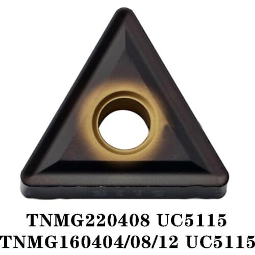 100% Original TNMG TNMG160404 UC5115 TNMG160408 TNMG220408 10pcs Carbide blade CNC lathe insertion Imported from Japan Efficient