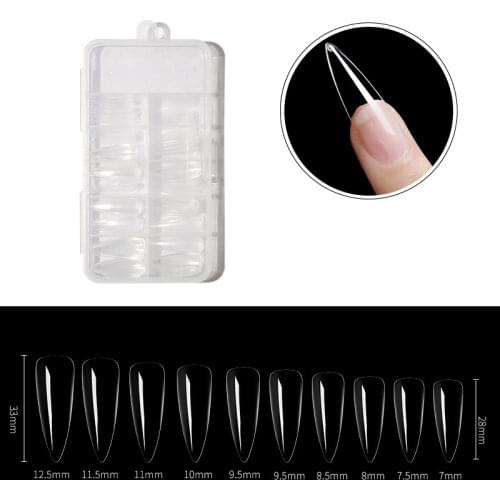 Fake Nails 100pcs/box Clear Nail Tips Press on Nail Full Cover