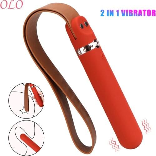 2 IN 1 Dildo G Spot Vibrator Orgasm Chastity Belt Spanking SM Flogging Slave Games Sex Toys for Couple SM Bondage 9 Frequency