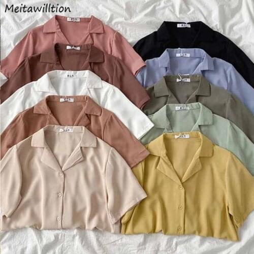 2021 Summer Women Blouse Shirts Ladies Fashion Short Sleeve V Neck Casual Office Tops Female Korean Blouse Shirts
