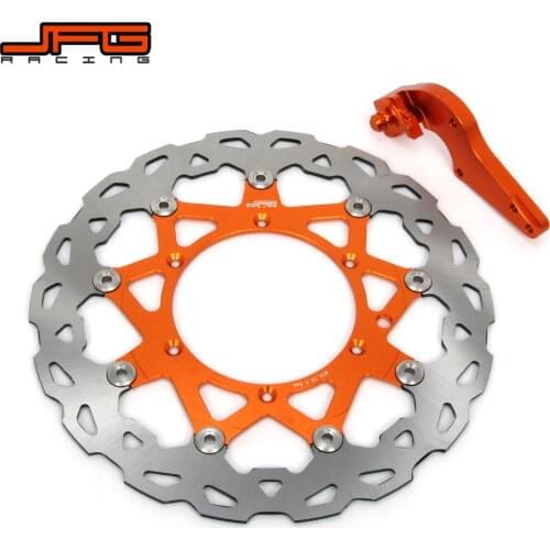 320MM Front Brake Disc Rotor Bracket Adaptor Adapter For KTM EXC XC XCW XCF SX SXC SXS GS MX MXC LC4 2000-2012 Motard Supermoto