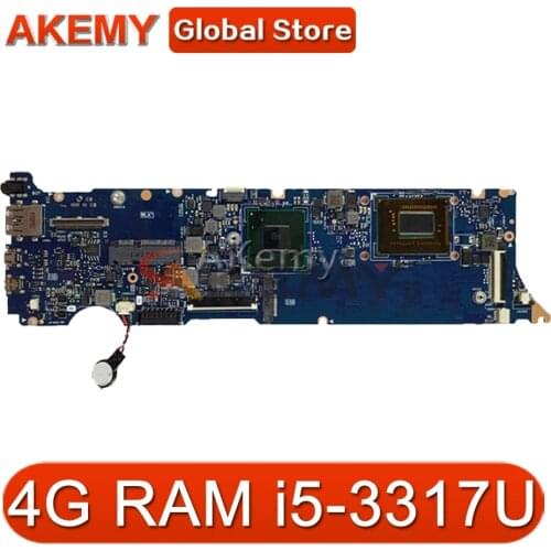 AK UX31A2 Laptop motherboard for ASUS UX31A UX31 Test original mainboard 8G RAM i5-3317U REV4.1