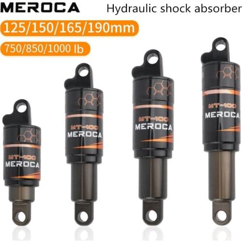 Mountain bike shock absorber 125 150 165 190mm MTB hydraulic suspension rear liner
