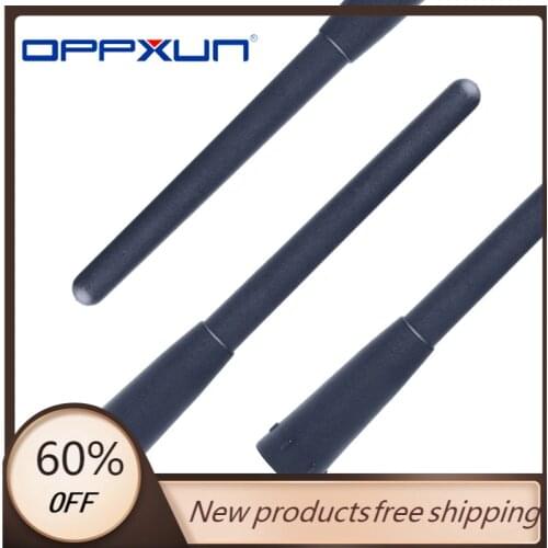 OPPXUN 10 Pcs For Linton LT-6100 LT-6288 Uhf 400-470MHz Handheld Walkie Talkie Antenna Sma Male Ham Connector