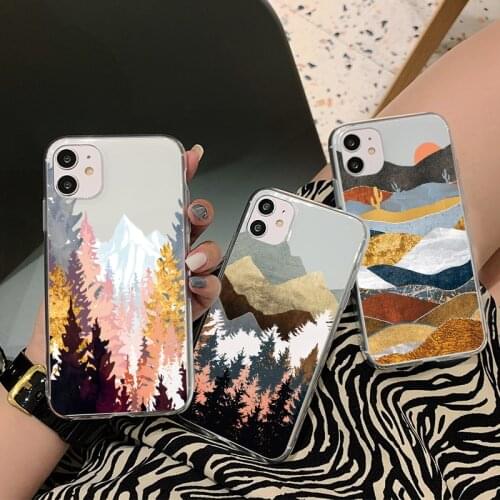 Fundas Landscape Phone Bag For Huawei P20 P30 P40 P50 Y6 Y7 Y9 Prime PSmart 2019 Lite Honor 10 9X 9C 8X 20 Pro 10i 9 Lite E Case