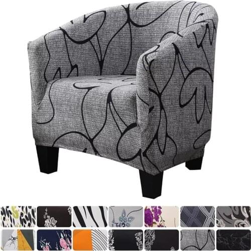 Elastic Stretch Bathtub Armchair Cover Sofa Protector Washable Furniture Slipcover High Quality Hotel Home Polyester Seat Cover