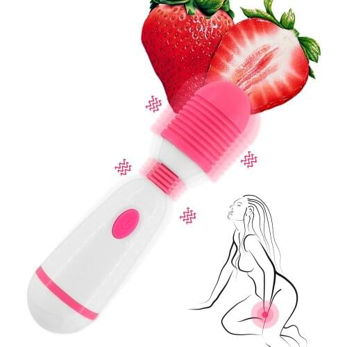 EXVOID Magic Wand AV Stick Vibrator Silicone Vibrator G-spot Body Massager Clitoris Stimulator Sex Toys for Women Adult Products