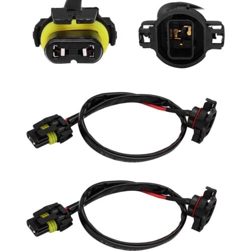 YUNPICAR Jeep Wrangler JK Fog Light Wiring Harness Kit 5202 H16 to 9006 9005 HB3 Wiring Harness Socket for Headlight Fog Lights