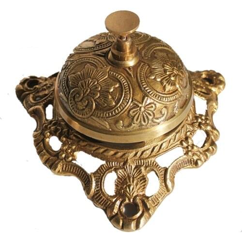Handmade Brass Food Bell Bar Counter Food Bell Service Bell Kitchen Food Bell Lucky Crafts kitchen timer