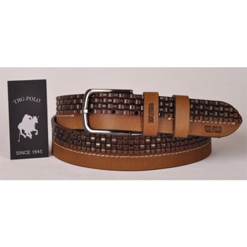 TRG POLO TRG0195 GENUINE LEATHER MEN BELT FOUR DIFFERENT COLORS