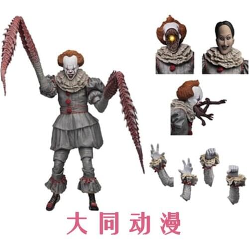 NECA 45470 clown soul led dance clown luxury 7 inch movable