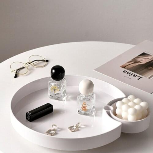 New product perfume jewelry sundries minimalist style desktop decoration tray entrance key hand held storage