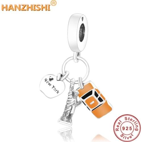 2020 Autumn Collection Fit Original Pandora Charm Bracelet 925 Sterling Silver New York Dangle Charms Beads Jewelry berloque