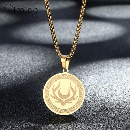 Goddess Of The Hunt Symbol Of Artemis Amulet Necklace For Women Moon Myth Greek Mythology Jewelry Gift