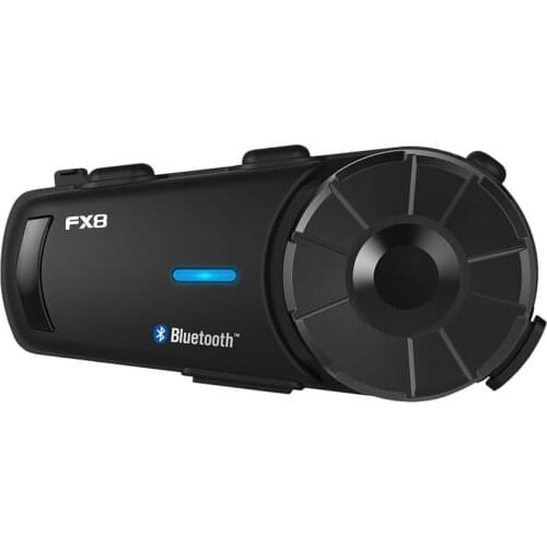 Fodsports Motorcycle Helmet Bluetooth Intercom Waterproof Moto Helmet Headset 1000m 8 Rider BT Interphone Intercomunicador FM