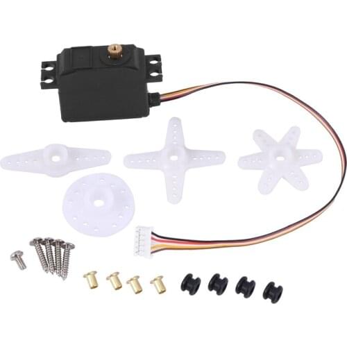 Five Wire 25G Metal Gear Servo for Wltoys 12428 12423 1/12 RC Car Upgrade Parts Accessories