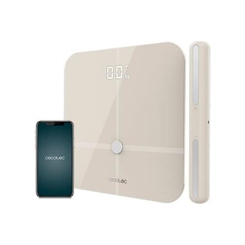 Digital Bathroom Scales Cecotec Surface Precision 10600 Smart Healty Pro Beige