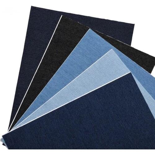 Thicken Denim Self Adhesive Sticker Jeans Hole Patches Seamless Repair Jacket Patch Knee Repair Patch Blue DIY Applique