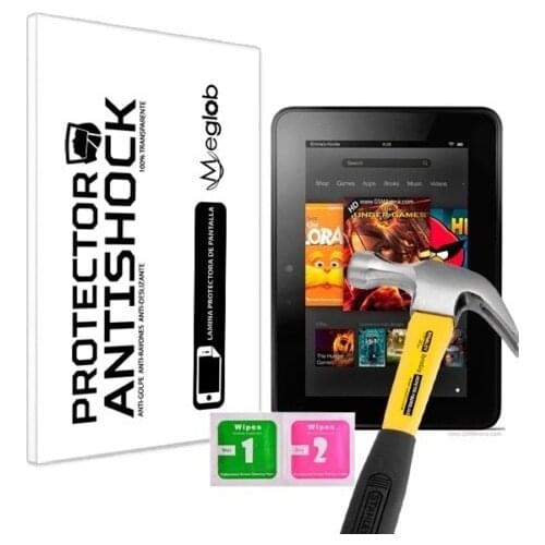 Screen protector Anti-Shock Anti-scratch Anti-Shatter compatible with Amazon Kindle Fire HD