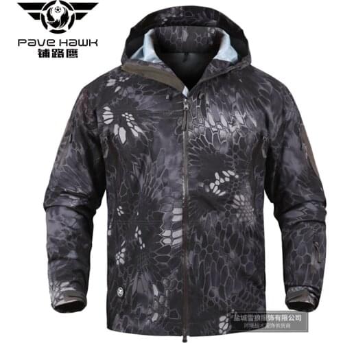 Raptor hard shells ski-wear, total pressure plastic shell tactical windbreaker warm scale the PLY - 8