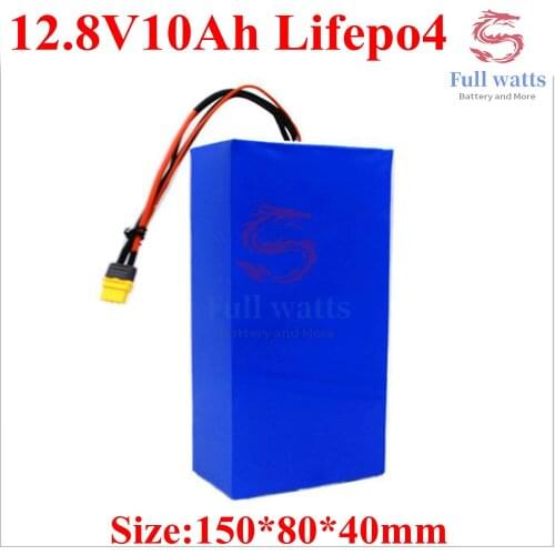 100% New Protection Large Capacity 12.8V 10ah Lifepo4 Battery Pack 12v 10000 MAh Capacity + 14.6v Charger