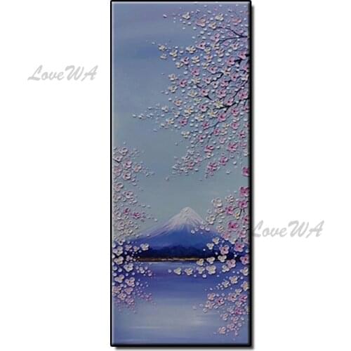 100% Hand Painted Decorative Art Umbrella Oil Painting Abstract Canvas Art Painting Home Wall Pictures Artwork Large Size Art