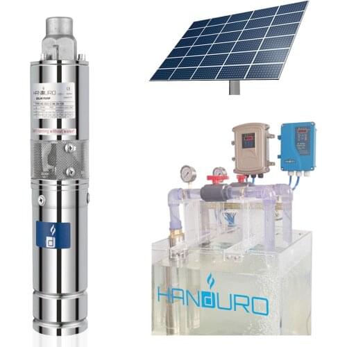 24V 120W 56m 1.2m3/h 3SS series mini solar water pump with MPPT DC controller solar power water pump